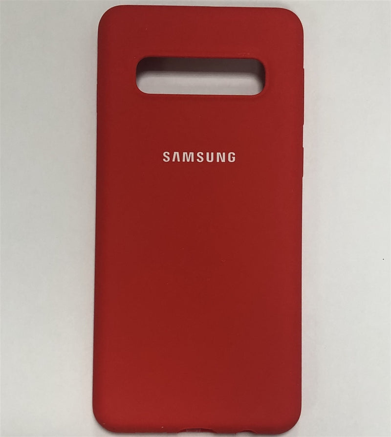 Samsung Silicone Cover for Galaxy S10 (Red)