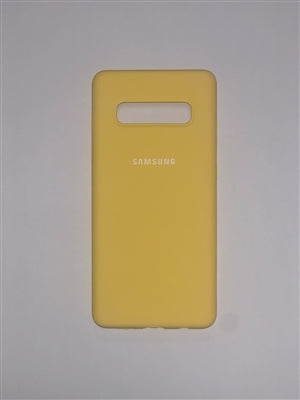 Samsung Silicone Cover for Galaxy S10 (Yellow)
