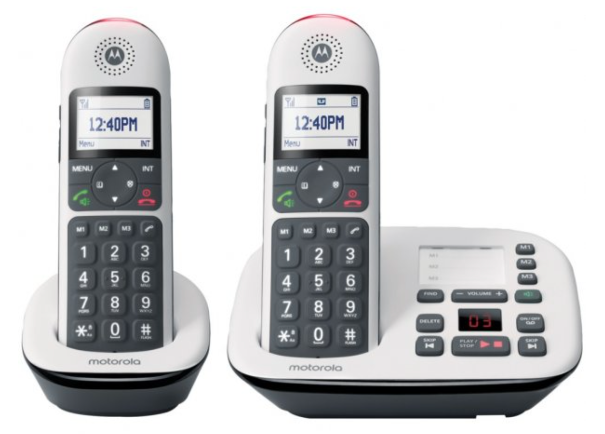 Motorola CD5 Series Digital Cordless Telephone with Answering Machine (2 Handsets)