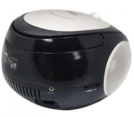 Naxa Portable CD Player with AM/FM Radio (Black)
