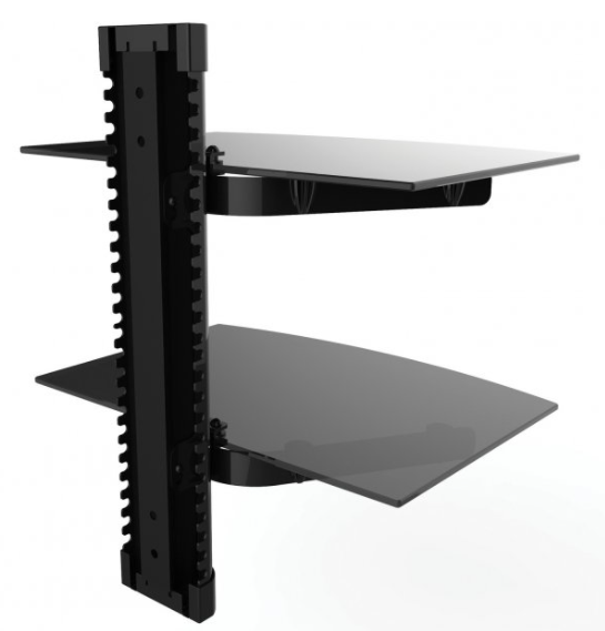 Pro Mounts FSH2 Double A/V Component Wall Shelf