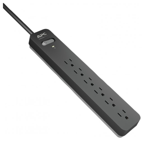 APC 6-Outlet SurgeArrest® Surge Protector, 3ft Cord
