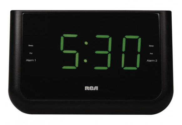 RCA Dual Wake USB Charging Clock Radio