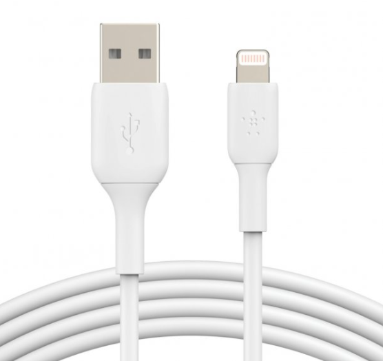 Belkin 10ft Boost Up Charge Lightning to USB-A Cable (White)