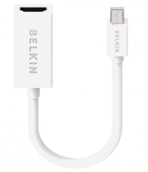 Belkin Mini DisplayPort Male to HDMI Female Adapter
