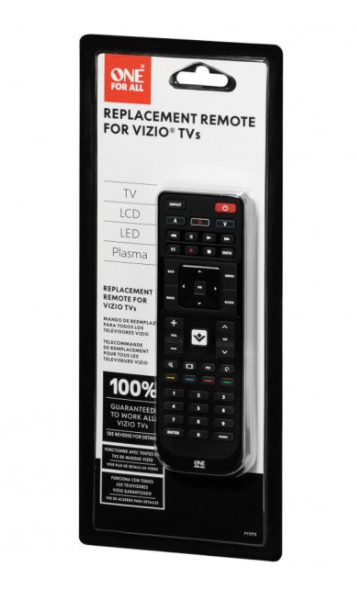 ONE FOR ALL Replacement Remote for Vizio TVs