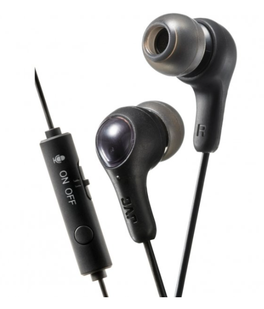 JVC Gumy Gamer Earbuds with Microphone