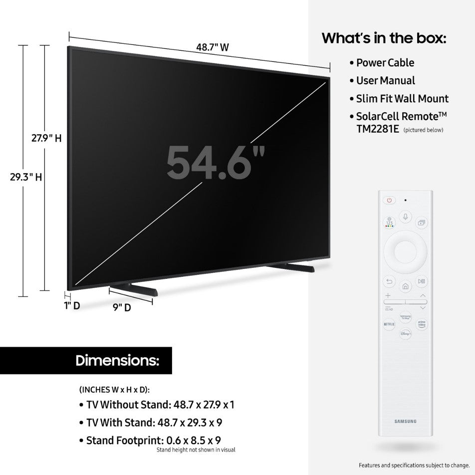 Samsung The Frame LS03B 43" Class 4K UHD Smart QLED TV (2022)