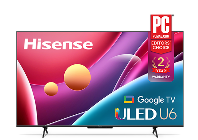 Hisense - 75" Class U6H Series Quantum ULED 4K UHD Smart Google TV