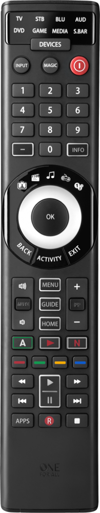 ONE FOR ALL Universal 8-Device Universal Remote with Smart Control
