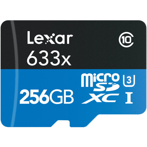 Lexar High-Performance 633x UHS-I microSDXC Memory Card with SD Adapter