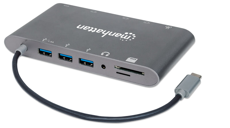 Manhatten SuperSpeed USB-C to 7-in-1 Docking Station