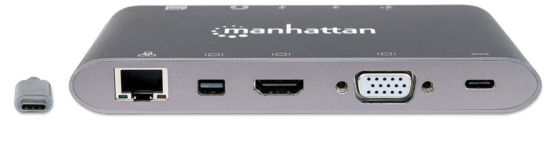 Manhatten SuperSpeed USB-C to 7-in-1 Docking Station