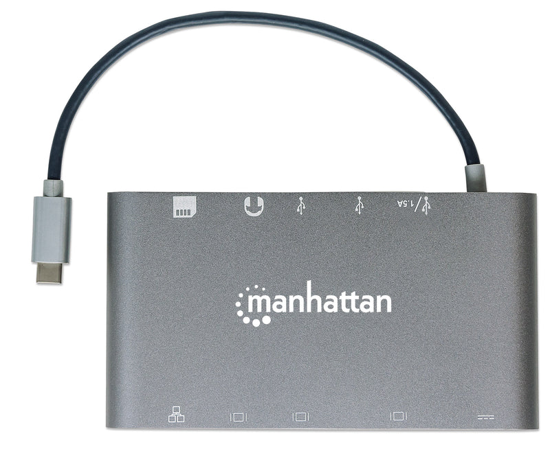 Manhatten SuperSpeed USB-C to 7-in-1 Docking Station
