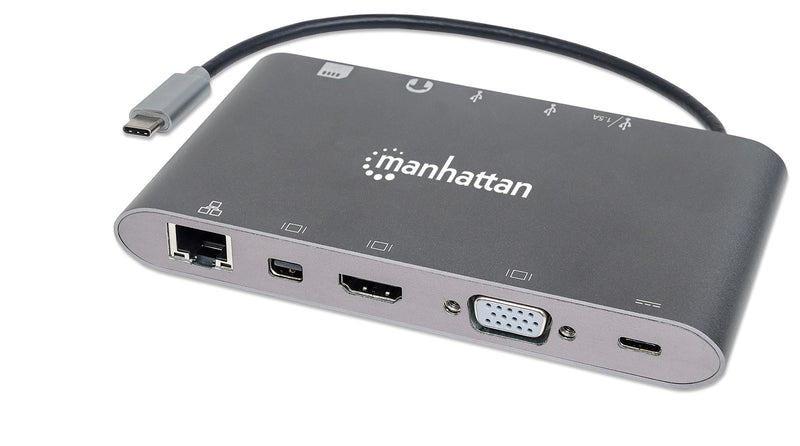 Manhatten SuperSpeed USB-C to 7-in-1 Docking Station