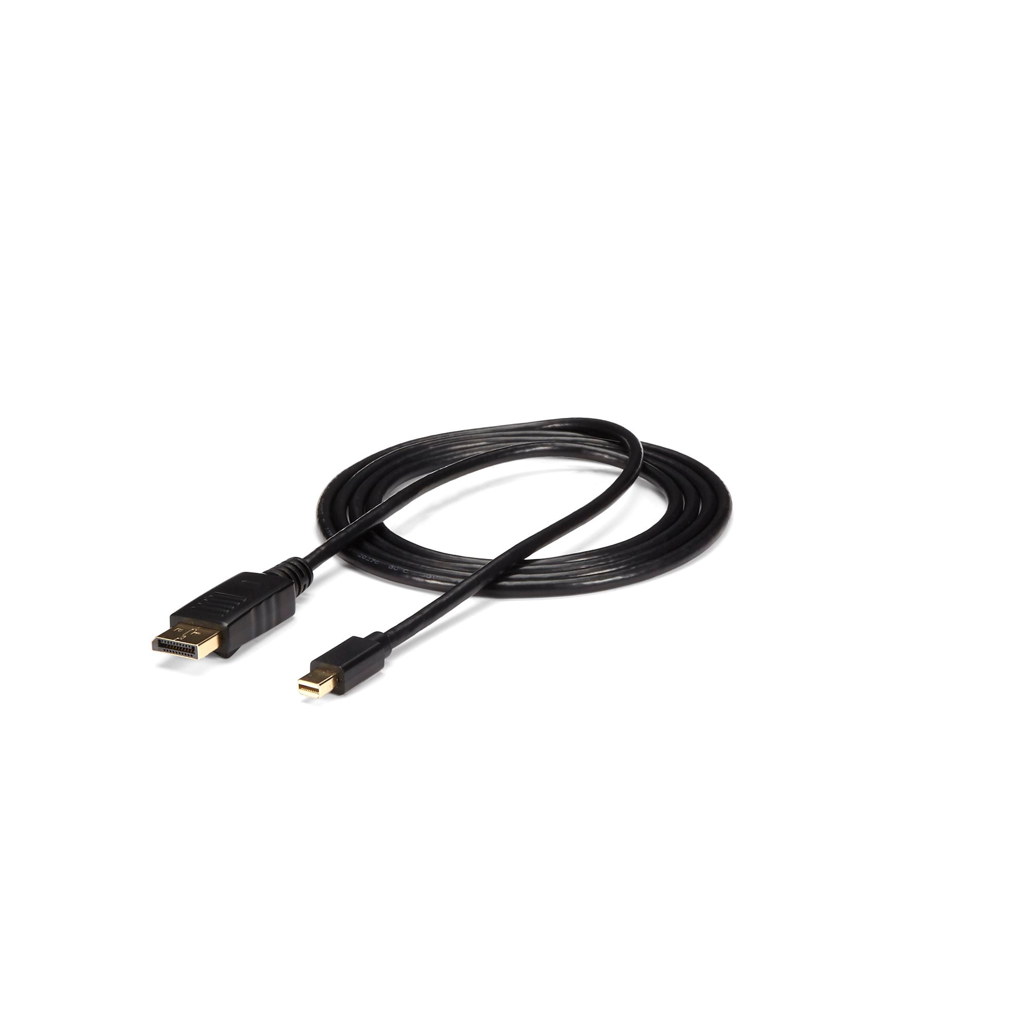 6ft Mini DisplayPort to DisplayPort 1.2 Adapter Cable M/M - DisplayPort 4k