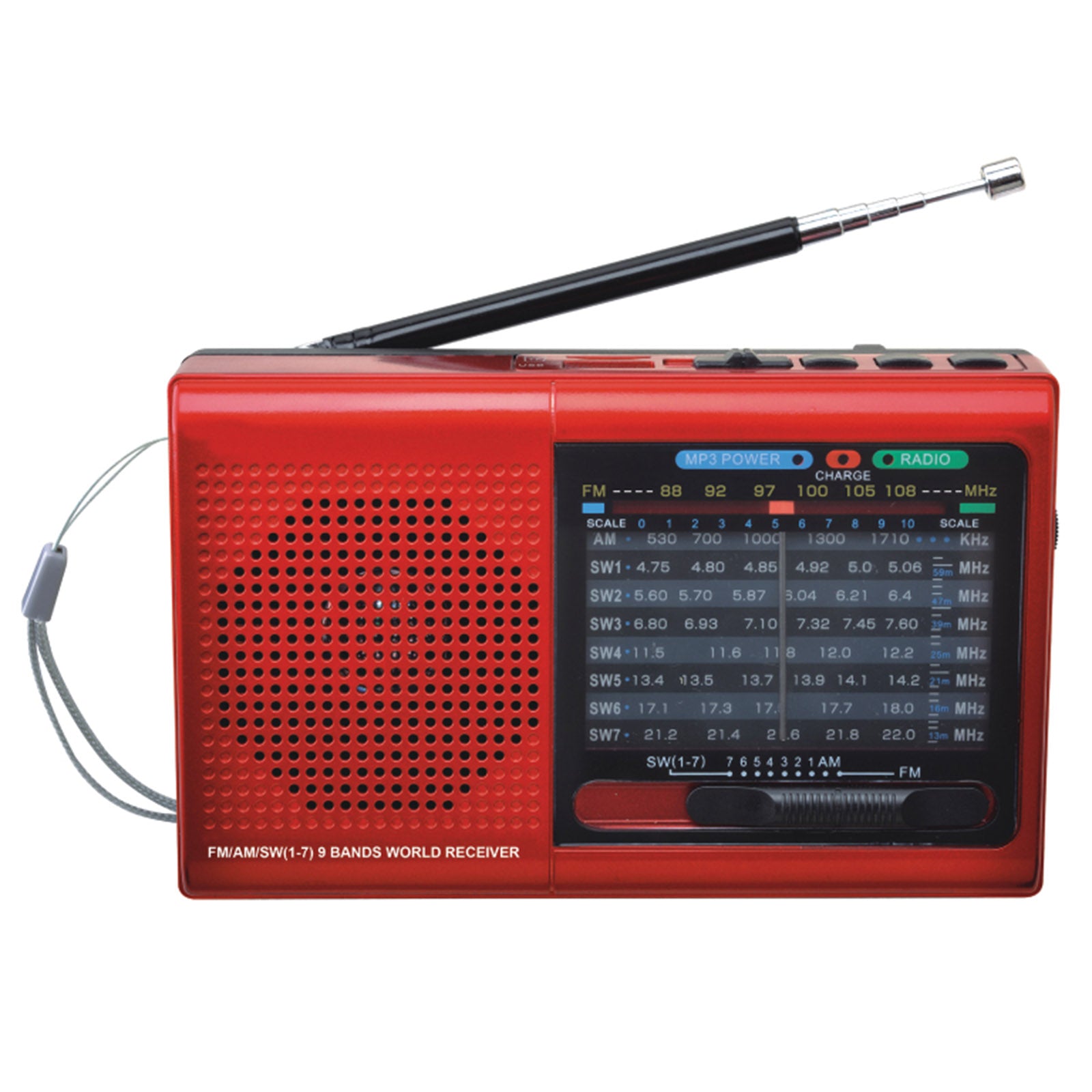 Supersonic 9-Band Bluetooth Radio