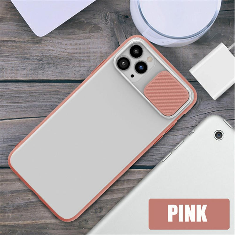 Slide Camera Lens Protection Shockproof Phone Case for iPhone 11 Pro Max