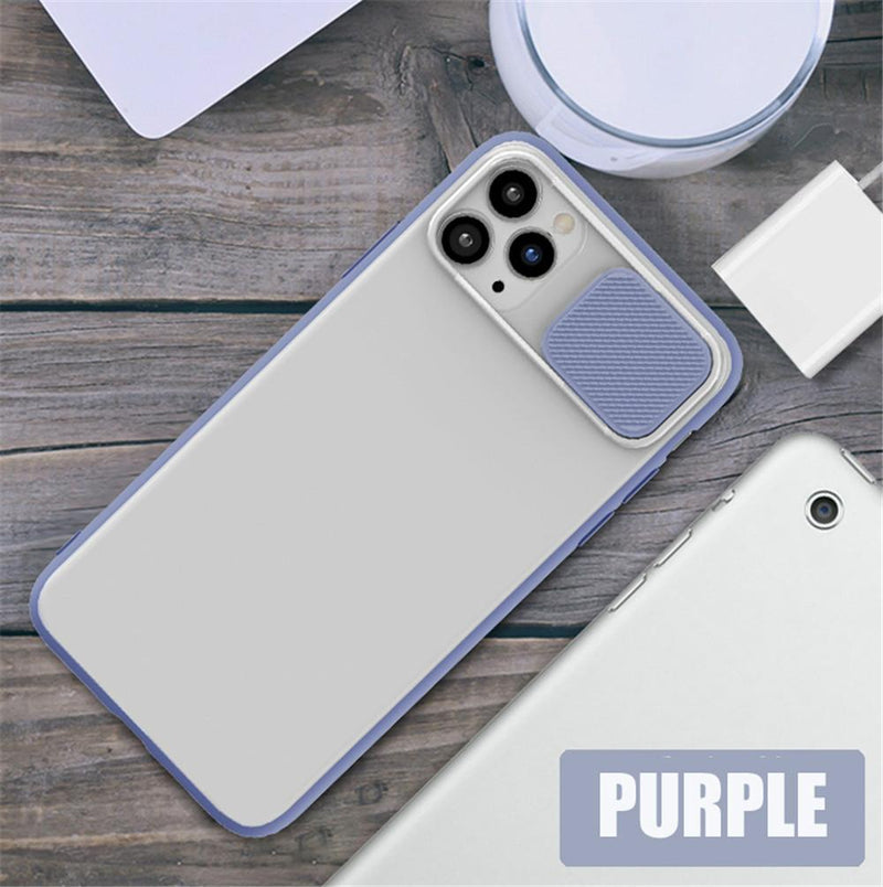 Slide Camera Lens Protection Shockproof Phone Case for iPhone 11 Pro Max