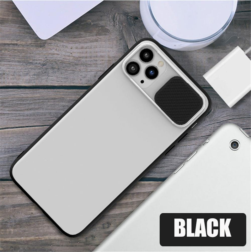 Slide Camera Lens Protection Shockproof Phone Case for iPhone 11 Pro Max