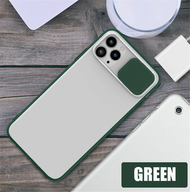 Slide Camera Lens Protection Shockproof Phone Case for iPhone 11 Pro Max