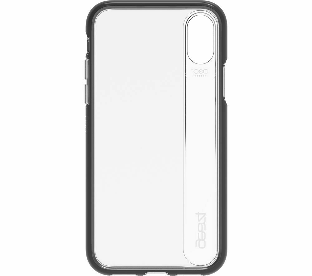 Gear 4 Windsor Case for iPhone X (Clear/Black)