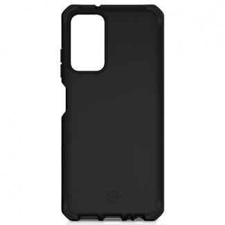 ITSKINS Hybrid Silk Case for Samsung Galaxy A03s (Black)
