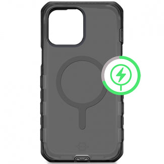 ITSKINS Frost Case with MagSafe for iPhone 14 Pro Max (Black/Gray)