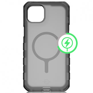 ITSKINS Frost Case with MagSafe for iPhone 14 (Black/Gray)