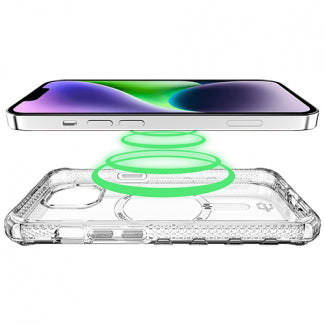 ITSKINS Supreme Case for the Apple iPhone 14 Plus With MagSafe (Clear)