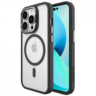 Prodigee Kick It Case for iPhone 14 Pro Max (Black/Clear)