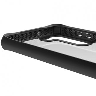 Samsung Galaxy S23 Hybrid Solid Ballistic Case (Black/Clear)