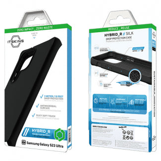 Samsung Galaxy S23 Ultra itSkins Spectrum Silk Case (Black)