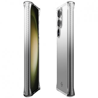 Samsung Galaxy S23 Ultra itSkins Hybrid Ombre Case (Smoke)