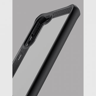 Samsung Galaxy S23 Hybrid Solid Ballistic Case (Black/Clear)