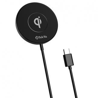 TekYa QiTek Spot 15W Qi Wireless Charging Pad with Magnetic Suction