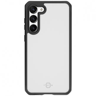 Samsung Galaxy S23 Hybrid Solid Ballistic Case (Black/Clear)