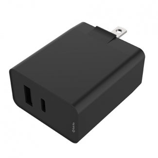 TekYa 30W Power Delivery USB Type C and USB-A Dual Port AC Travel Charger Head