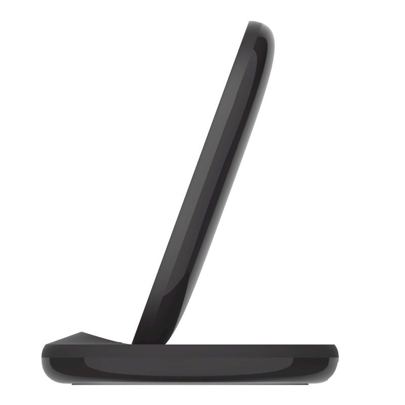 Belkin - BOOST↑CHARGE - Wireless Charging Stand 15W and QC 3.0 Wall Charger 24W - Black